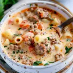 Creamy Parmesan Italian Sausage Soup