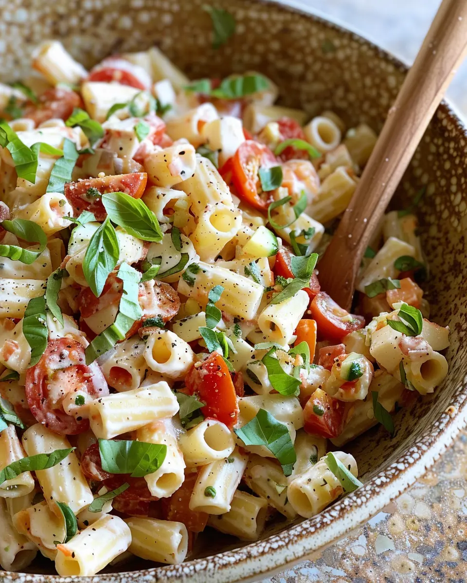 Creamy Caprese Pasta Salad: The Best Easy Recipe for Everyone