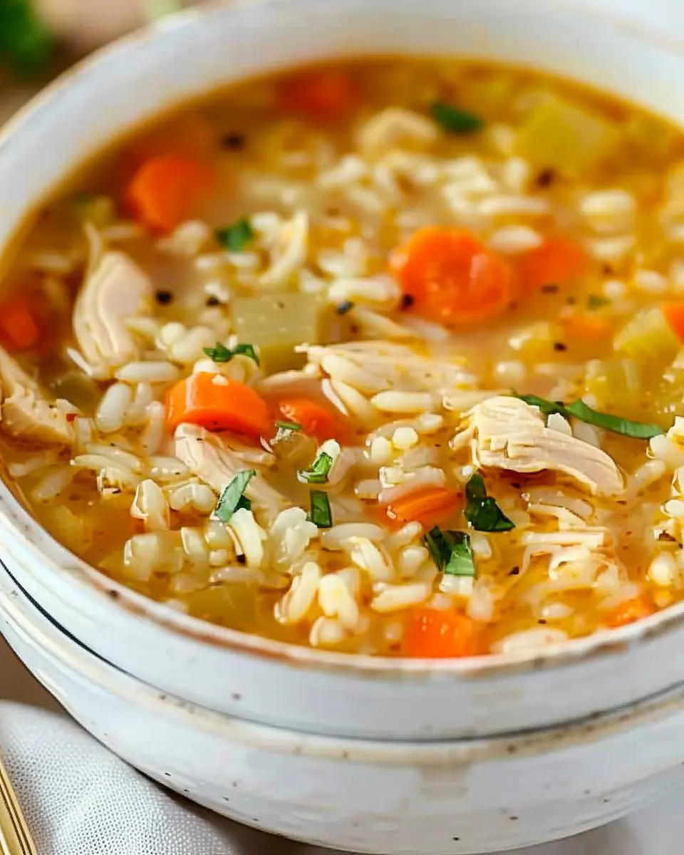 Easy Chicken and Rice Soup: The Best Comfort Dish You’ll Love