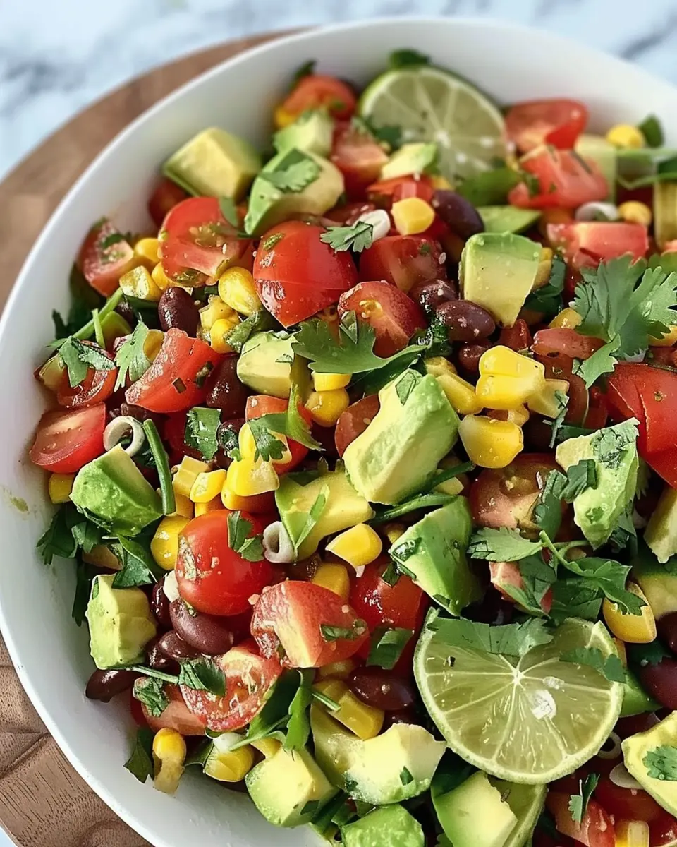 Mexican Avocado Salad: Easy, Fresh Delight with Turkey Bacon
