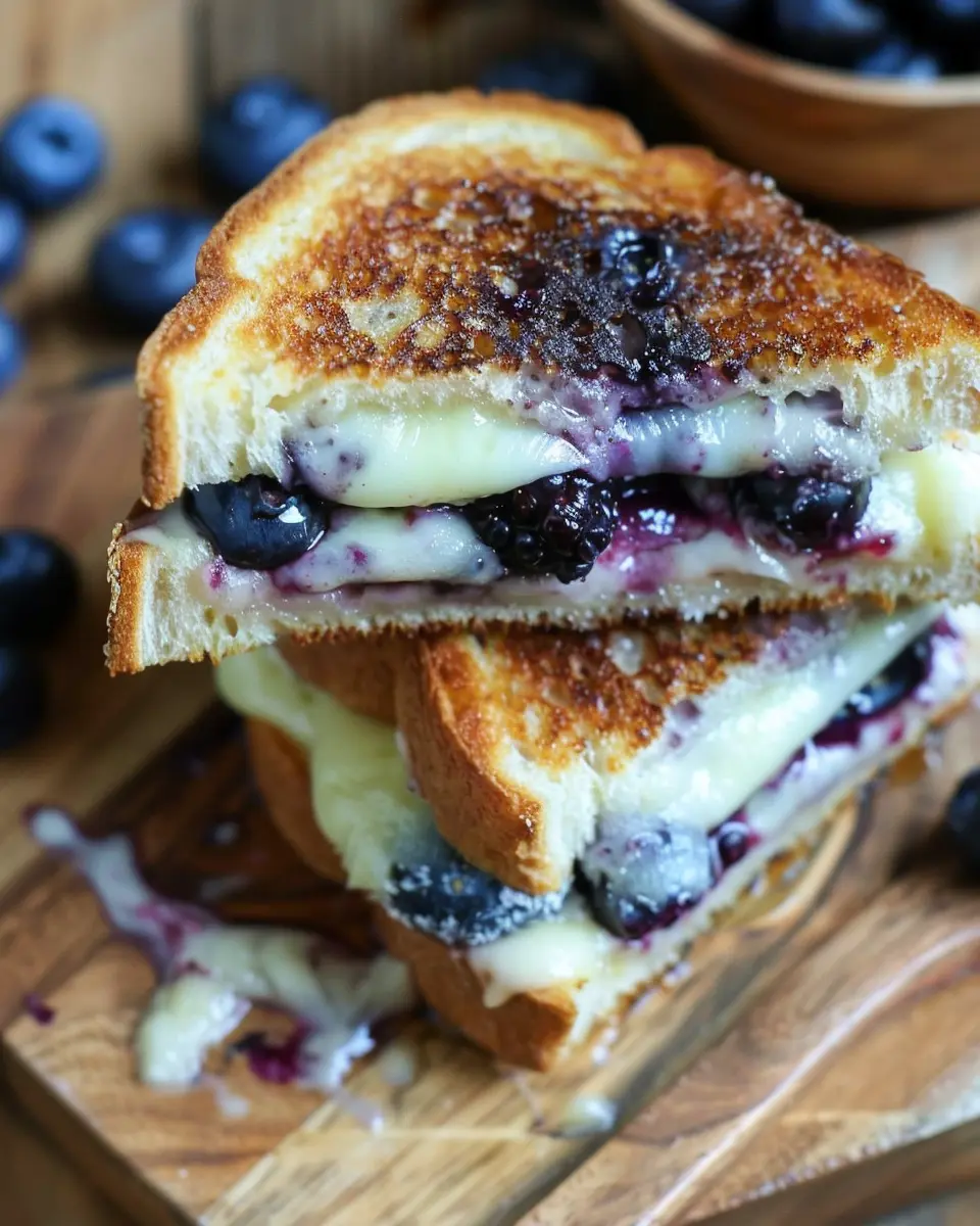Blueberry Grilled Cheese