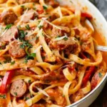 Cajun Pasta with Sausage and Peppers