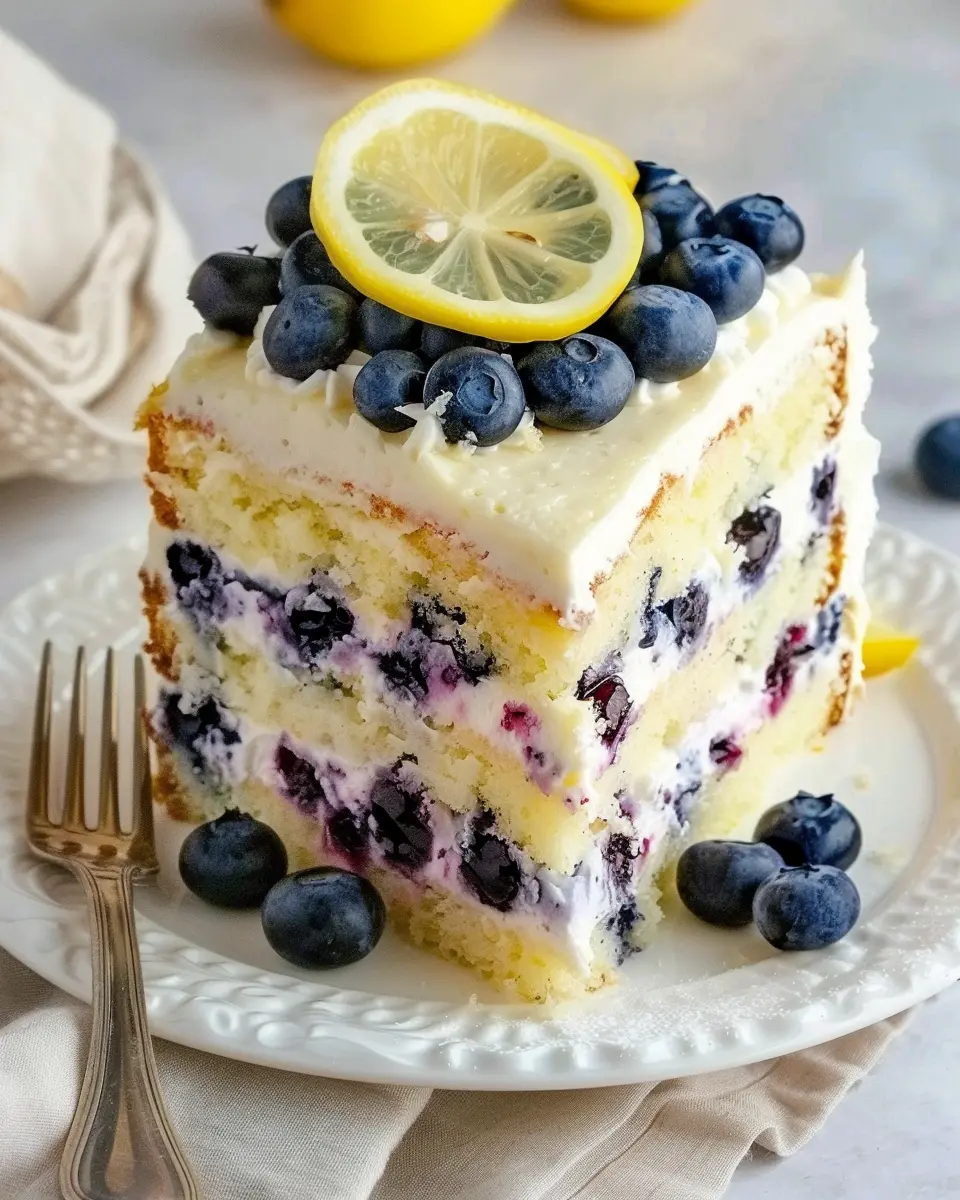 Lemon Blueberry Cake