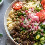 Weeknight Mediterranean Beef Bowls