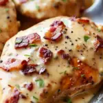 Creamy Honey Mustard Chicken With Crispy Bacon