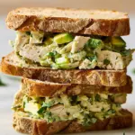 Green Goddess Chicken Salad Sandwiches