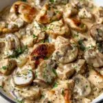 Creamy Chicken Stroganoff