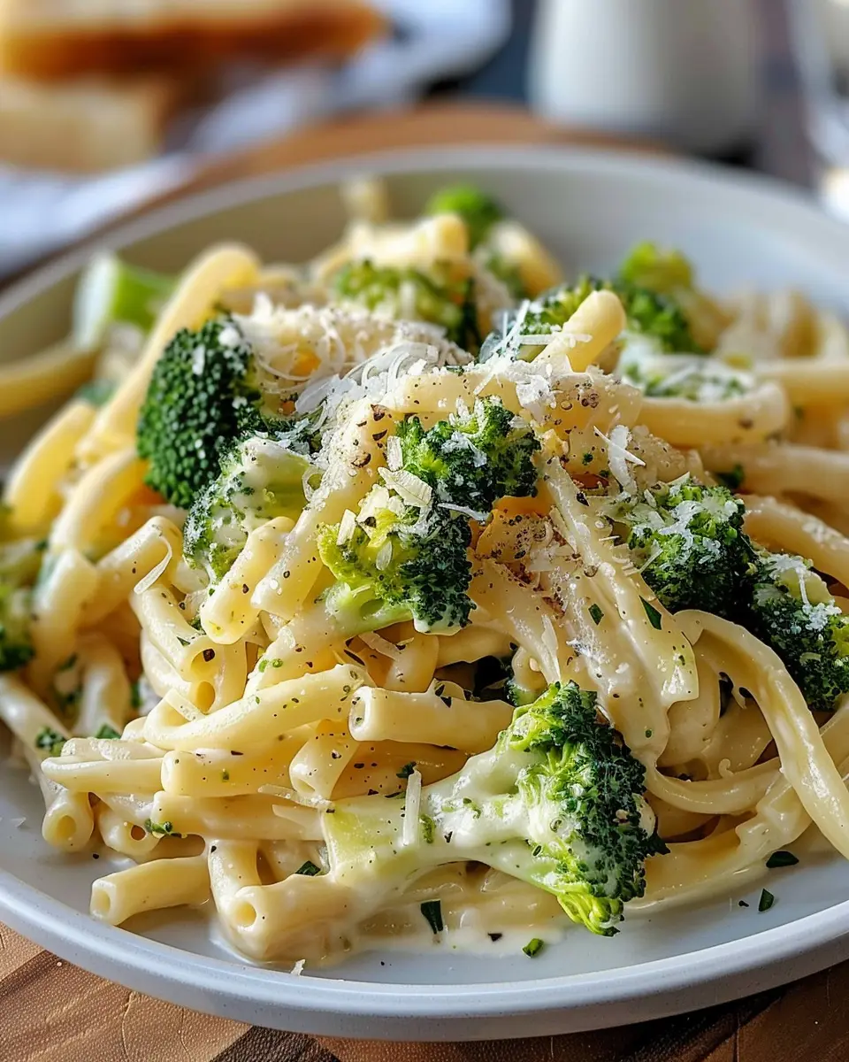 Broccoli Cheese Pasta Recipe