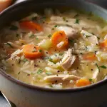 Super Easy Chicken & Rice Soup