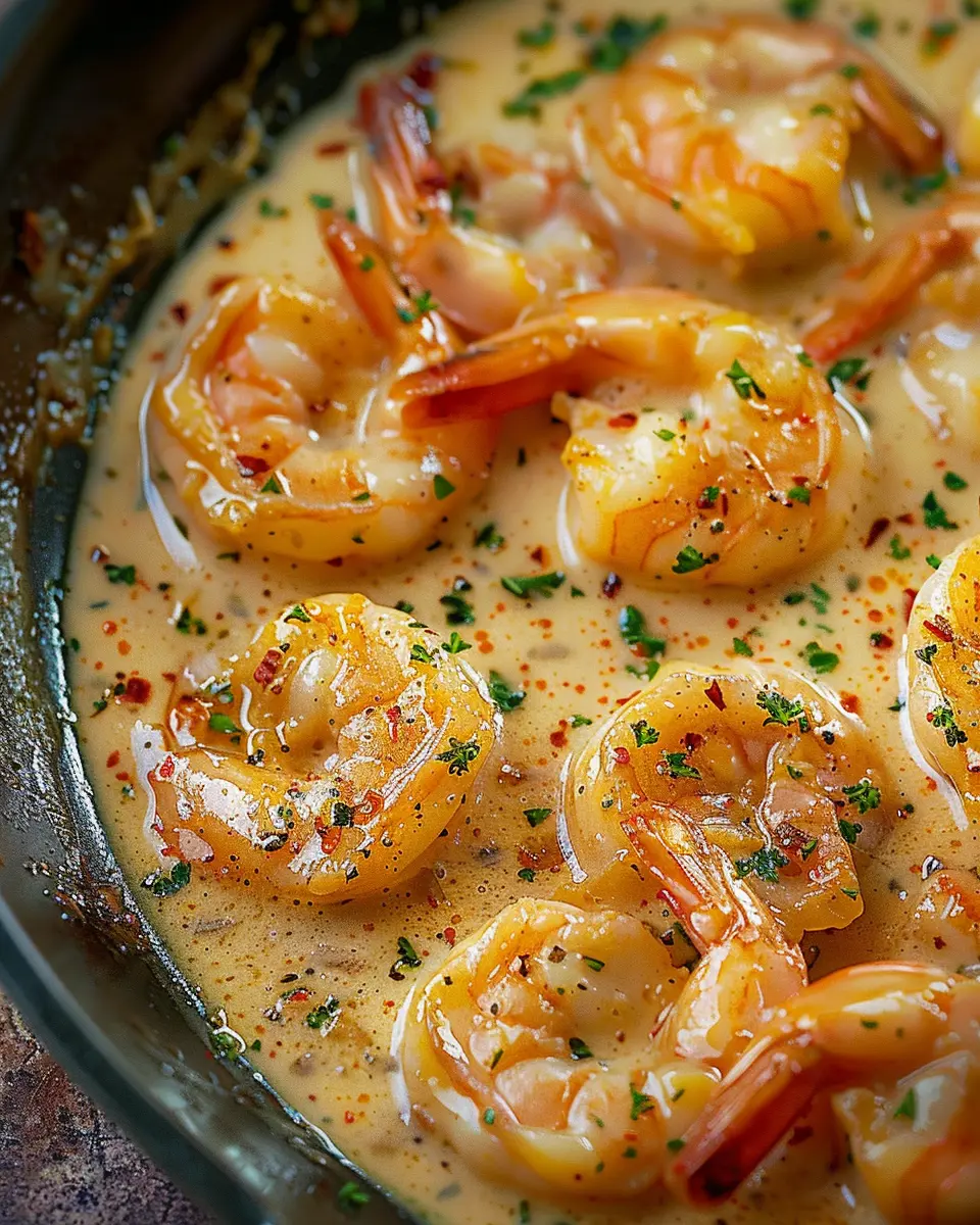 Creamy Garlic Shrimp