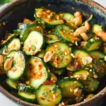 Spicy Peanut Cucumber Salad