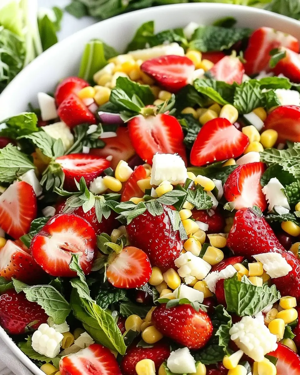 Strawberry Corn Salad