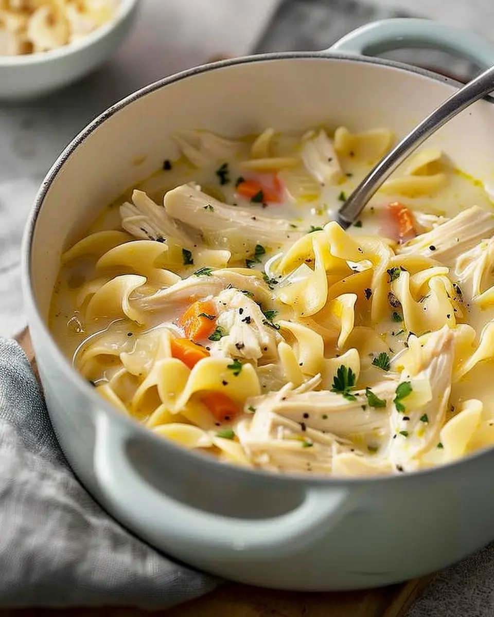 Creamy Chicken Noodle Soup