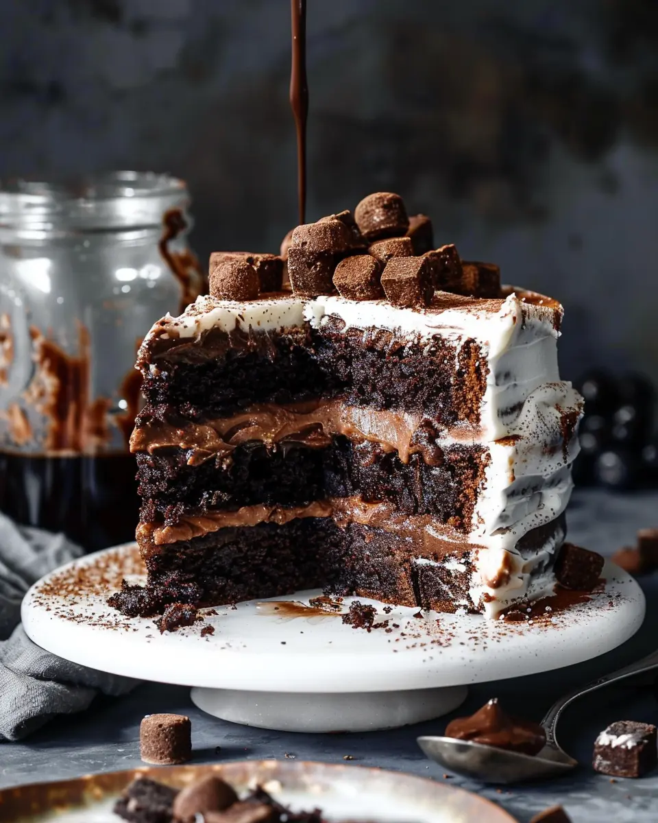 The Ultimate Brownie Cake