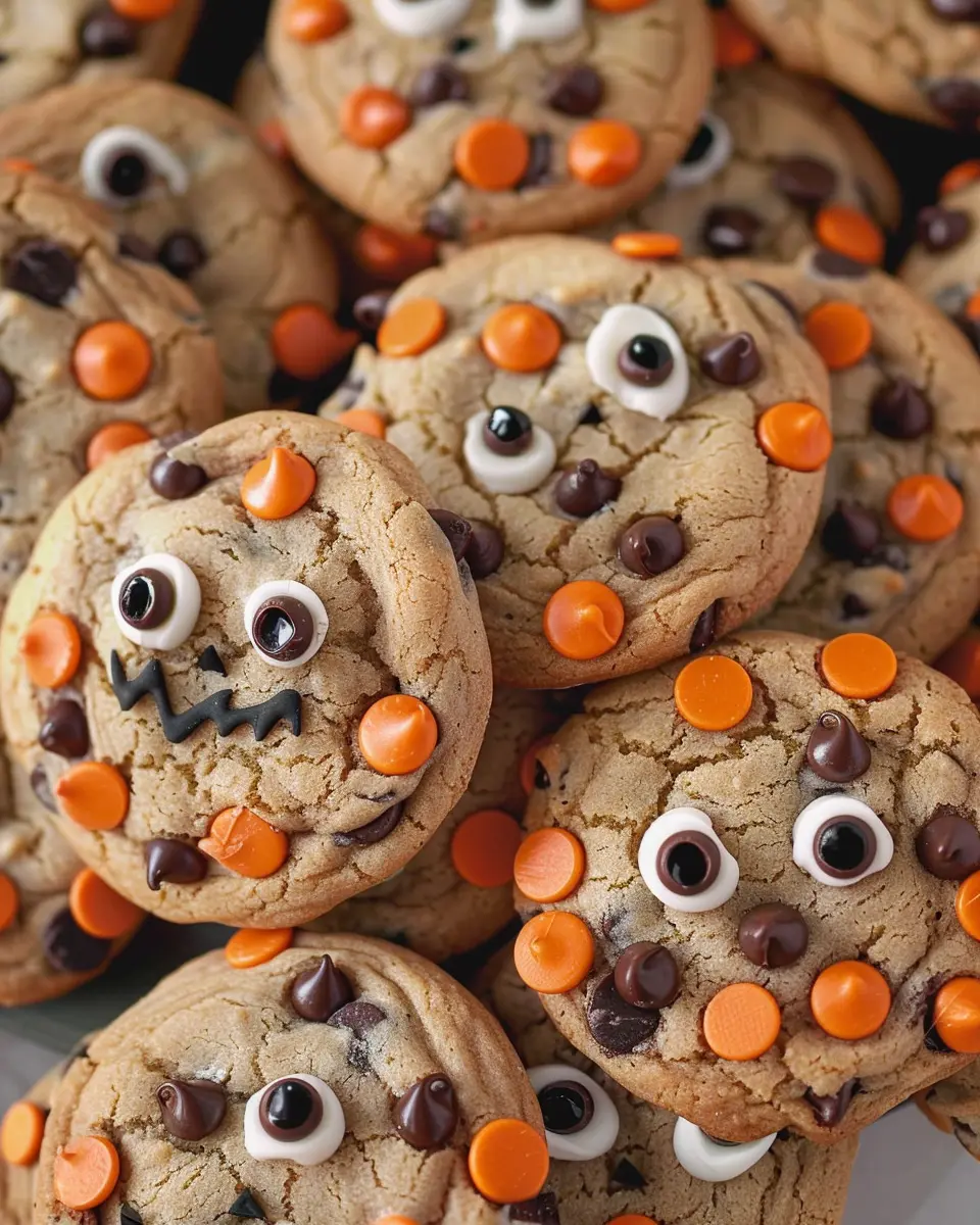 Creepy Halloween Chocolate Chip Cookies: Spookily Delicious Treats