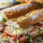 Baked Italian Grinder Sandwiches