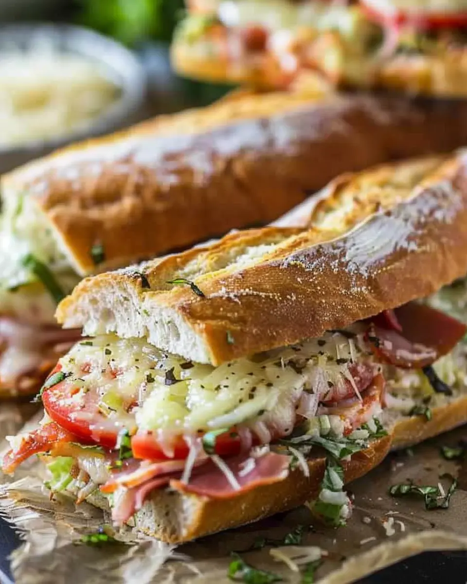 Baked Italian Grinder Sandwiches: Easy and Indulgent Turkey Bacon Treats