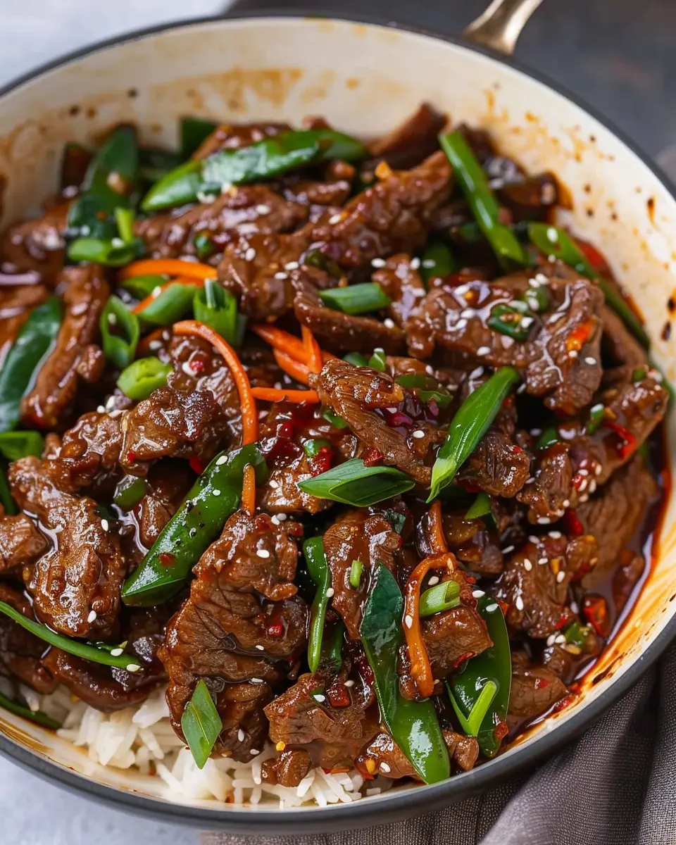 Easy Mongolian Beef Recipe