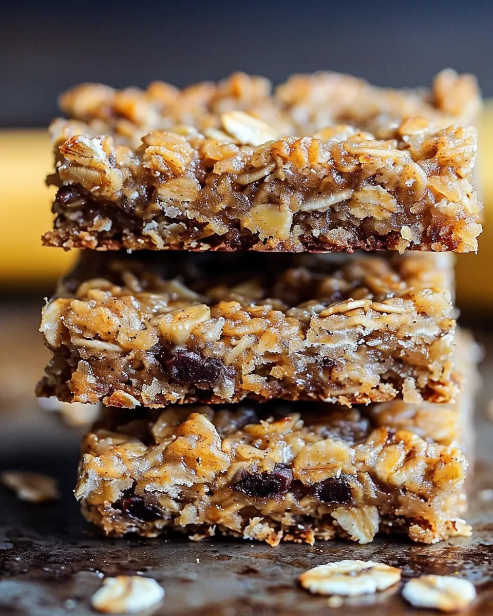 Irresistible Banana Oatmeal Bars for Healthy Snacking