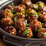 Asian Meatballs Crockpot Recipe