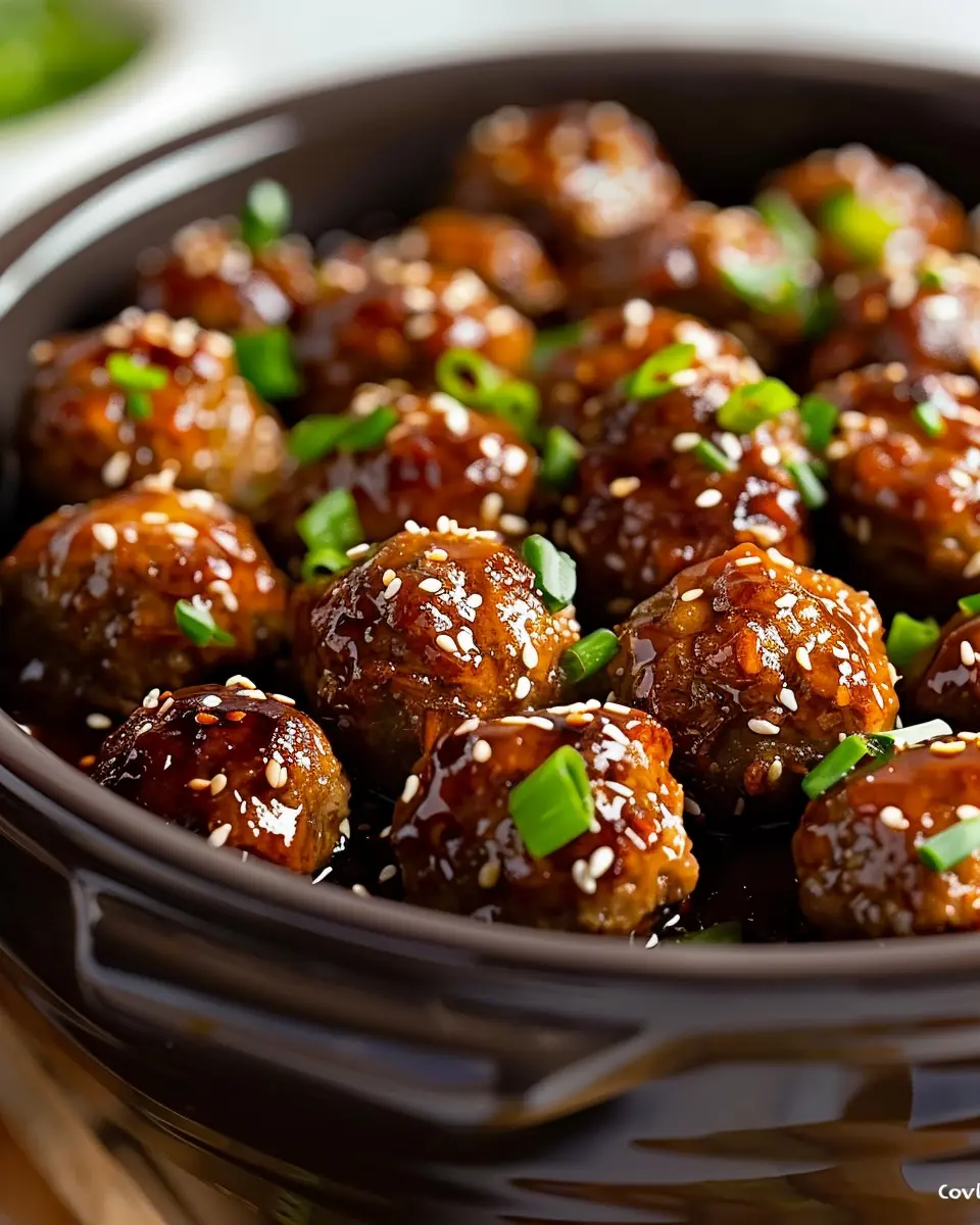 Asian Meatballs Crockpot Recipe