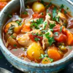 Slow Cooker Tuscan Chicken Stew