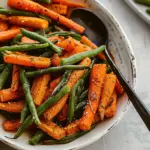 Roasted Carrots and Green Beans