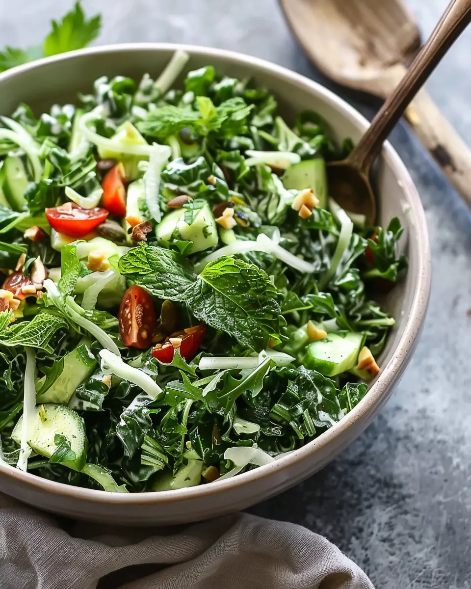 Simple Green Goddess Salad