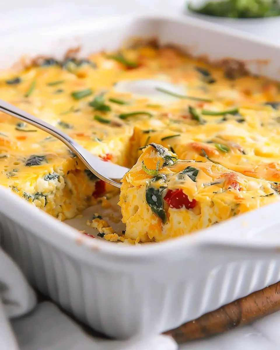 Cottage Cheese Egg Bake: Easy Comfort Food with Turkey Bacon
