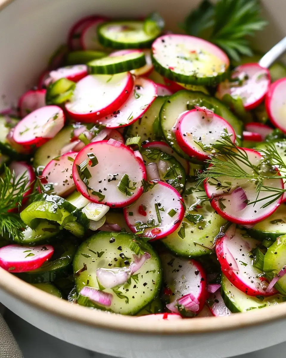 Sumac Cucumber Radish Salad: A Refreshing Twist on Tradition
