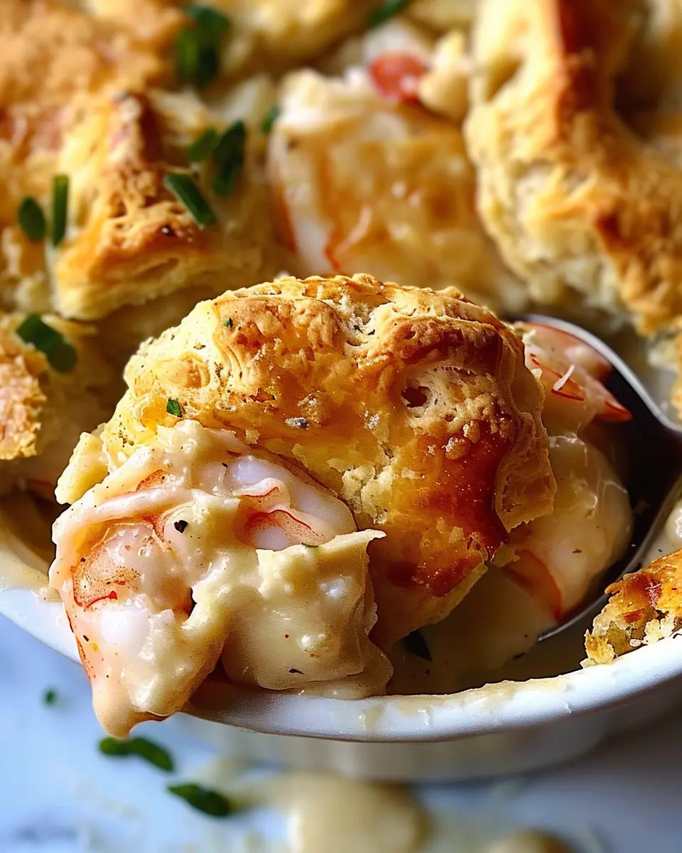 Cheddar Bay Biscuit Seafood Pot Pie