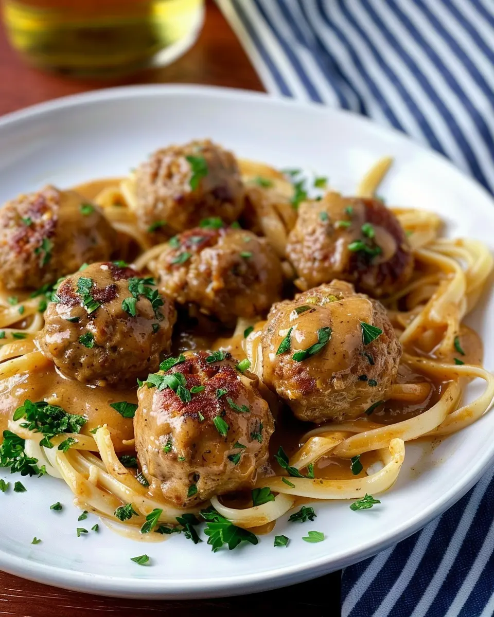 Turkey Meatballs in Dijon Gravy: A Juicy Twist on Comfort Food