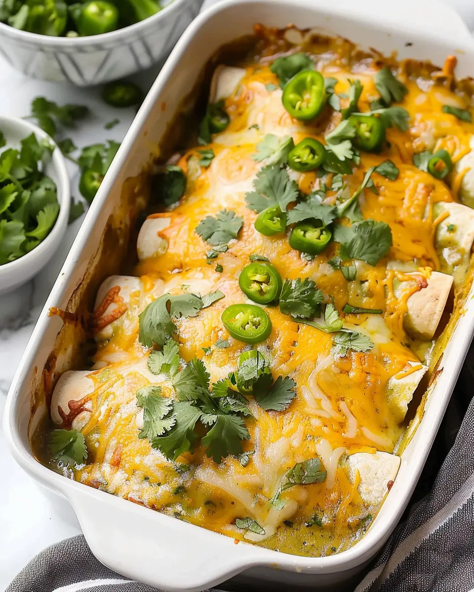 The Easiest Green Enchiladas Recipe Your Family Will Love