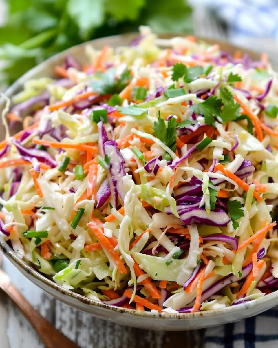 Best Healthy Coleslaw Ever