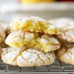 Very Lemon Crinkle Cookies