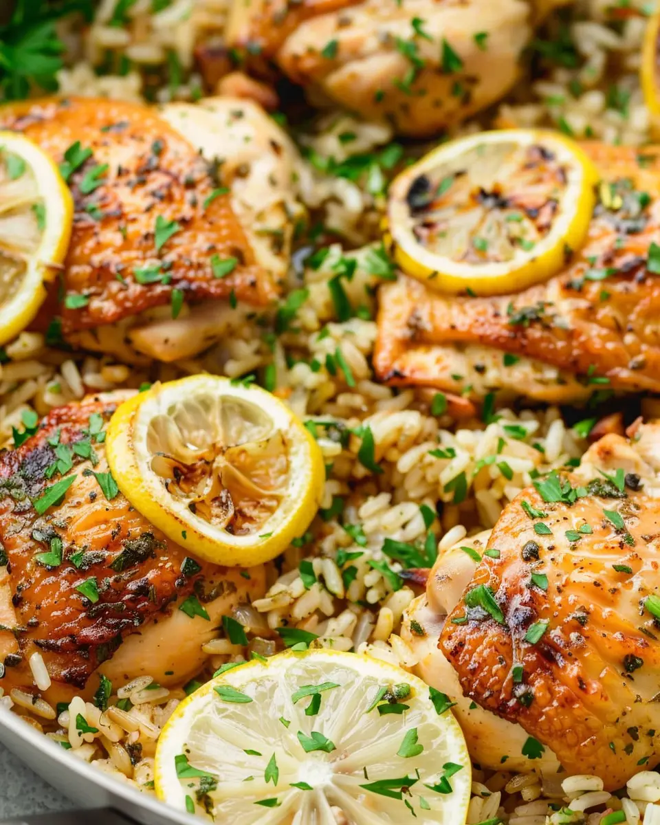Skillet Greek Lemon Chicken and Rice: A Bright, Easy Delight