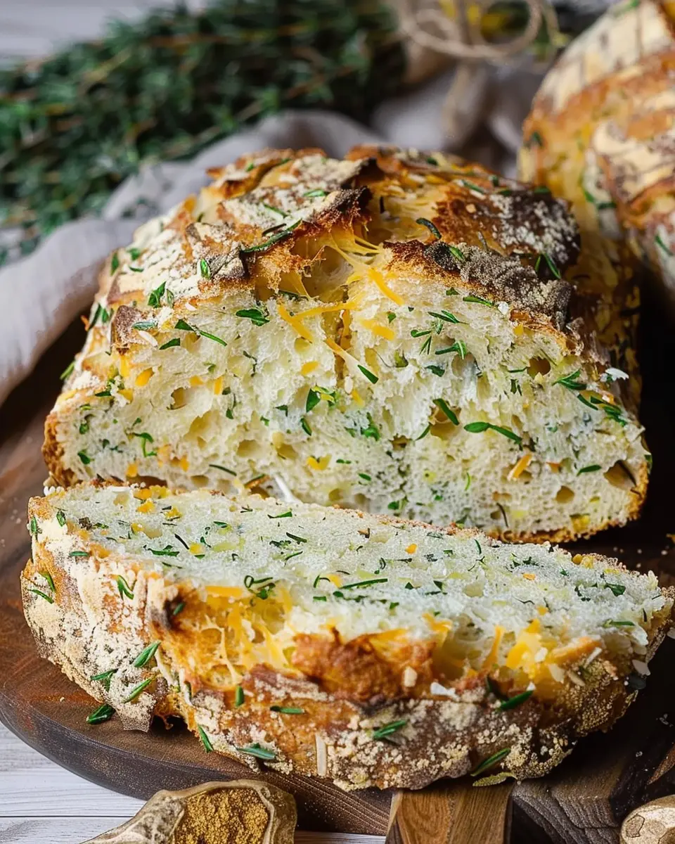 Cheddar and Herb Soda Bread