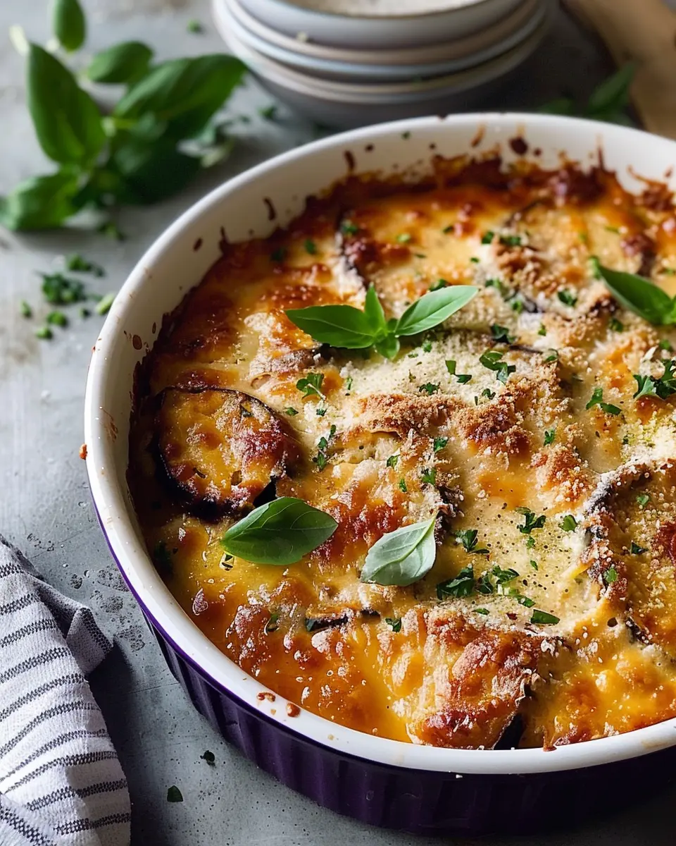 Easy Cheesy Eggplant Gratin: A Delightful Comfort Food Twist