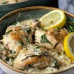 Slow Cooker Creamy Lemon Herb Chicken