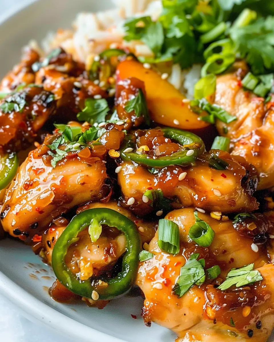 Jalapeno Peach Chicken: A Juicy Twist for Dinner Tonight