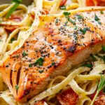 Creamy Tuscan Salmon and Pasta