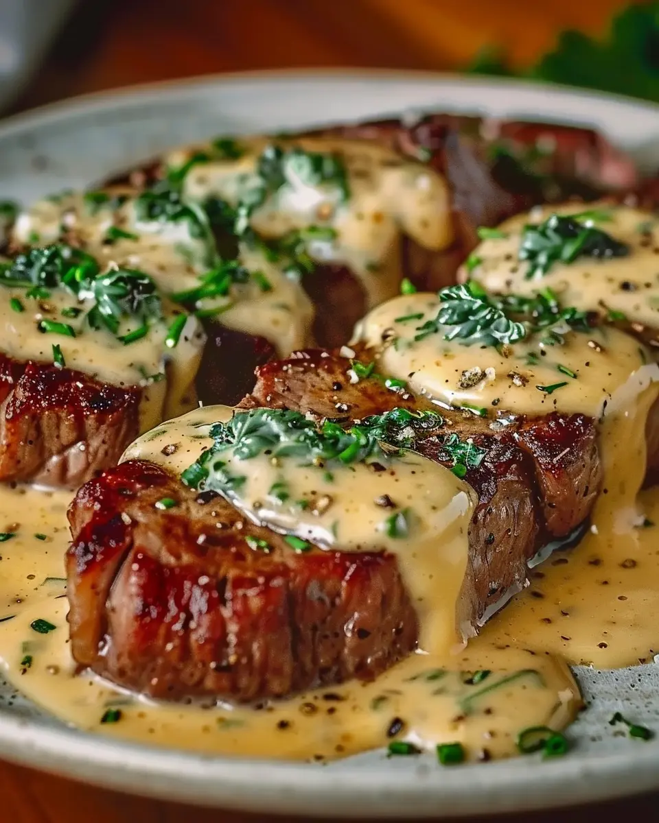 Juicy Steak with Creamy Garlic Sauce: An Easy Indulgence for All