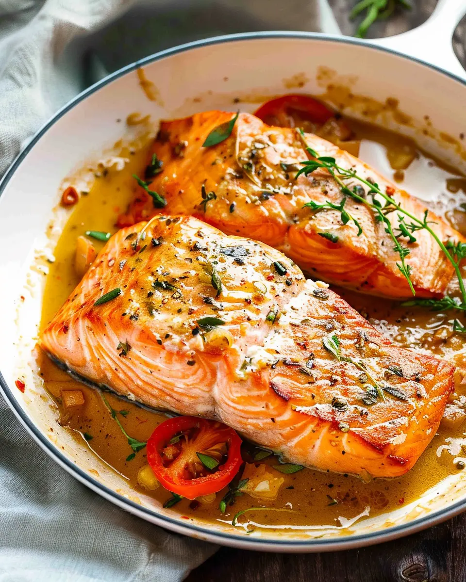 Tuscan Salmon with Turkey Bacon: A Juicy Homemade Delight