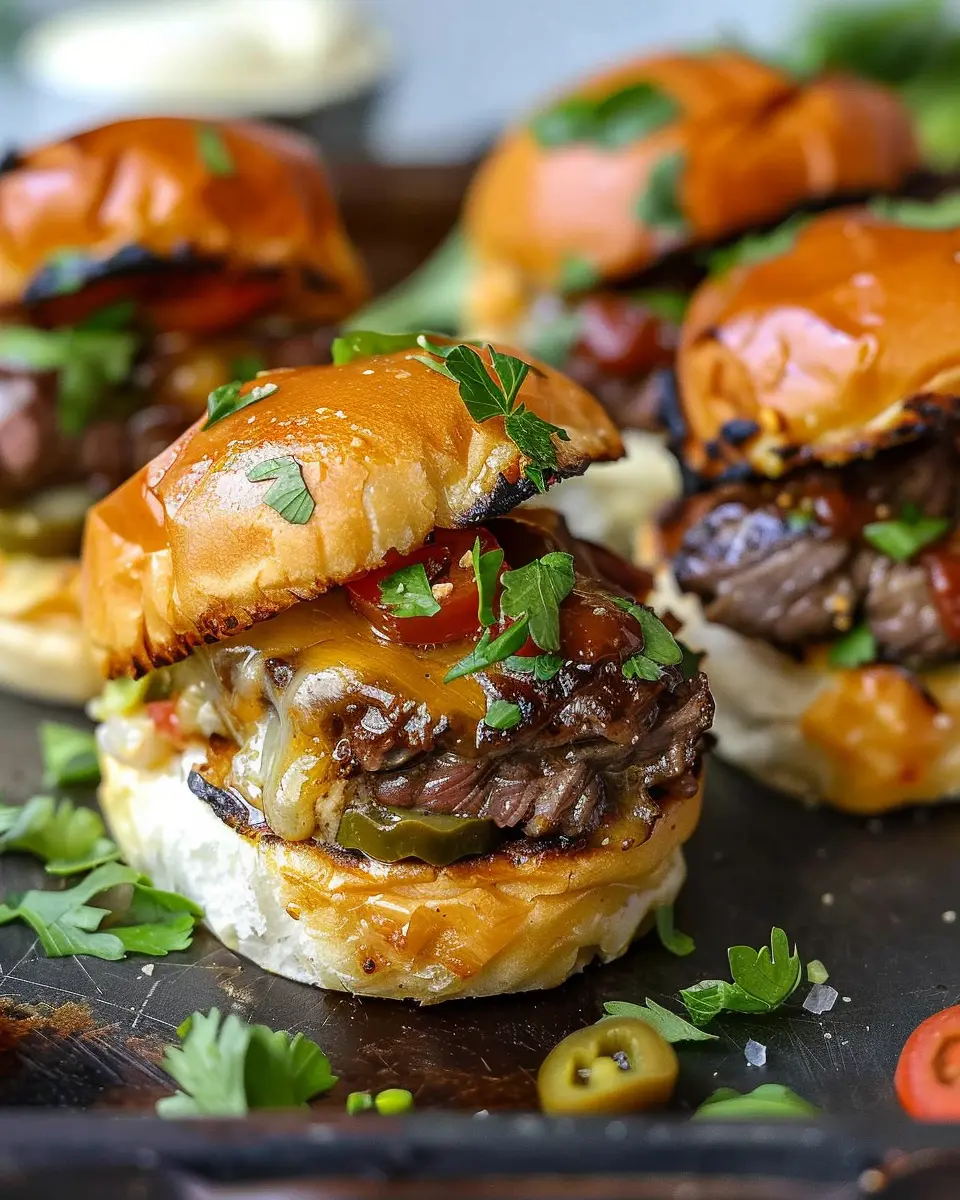 Cowboy Butter Steak Sliders