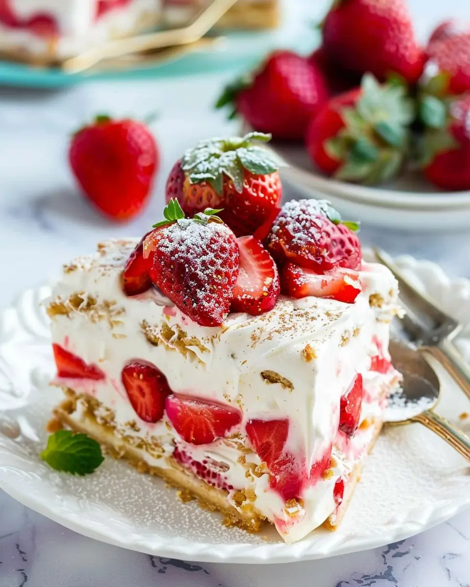 Strawberry Icebox Cake: The Best No-Bake Summer Delight