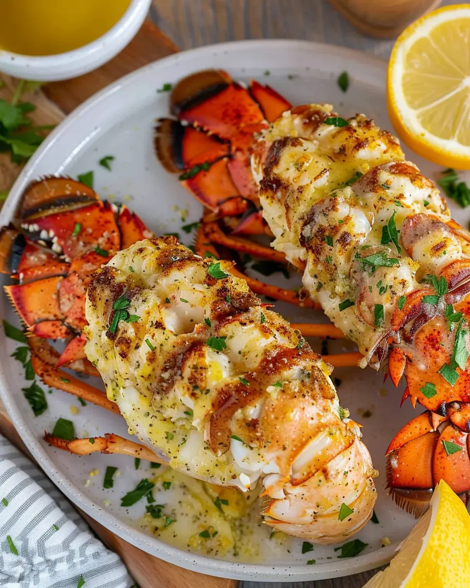 Grilled Lobster Tails with Garlic Parm Butter: A Decadent Treat