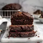 Healthy Chocolate Brownie Banana Bread