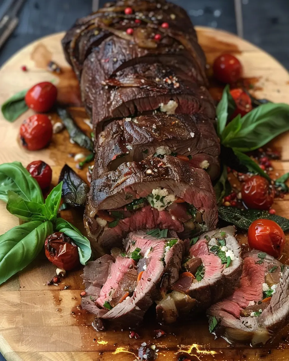 Italian Stuffed Flank Steak